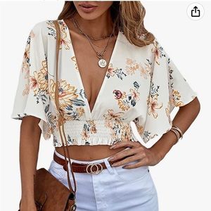 Floral Going out Top.